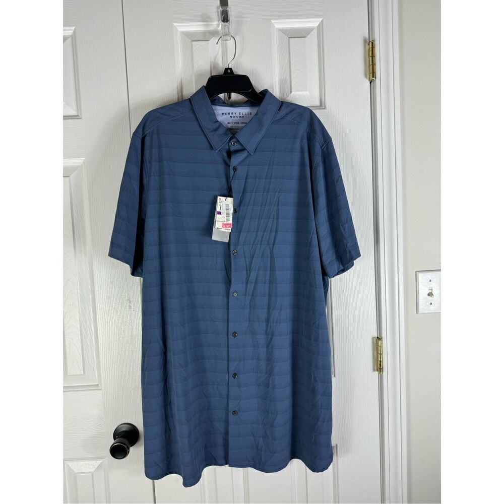 NWT Perry Ellis Motion Mens Shirt Size 2XLT